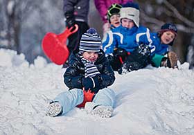 Kinderspass Schnee Waidring