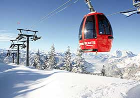 Steinplatte Gondelbahn